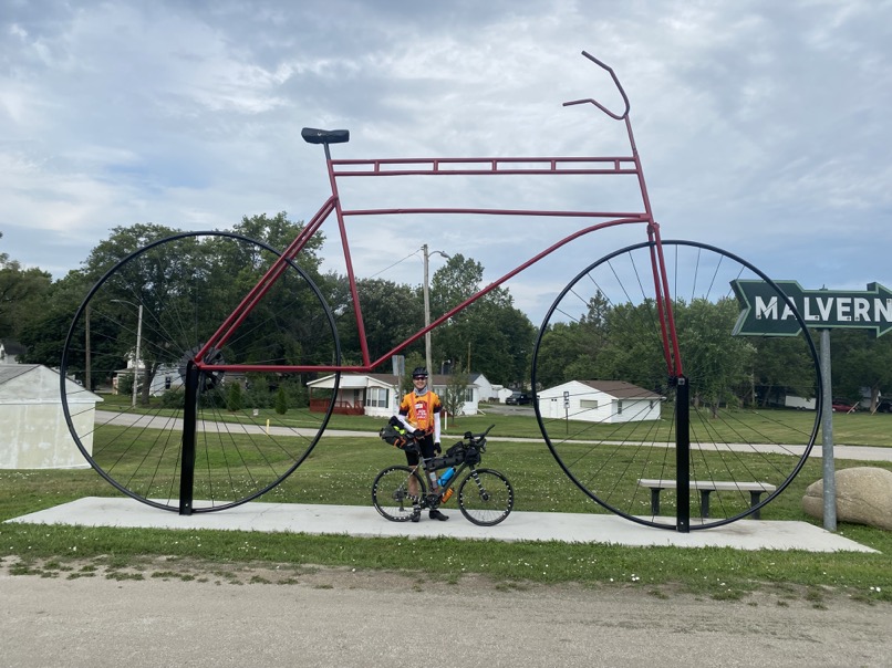 Fun bike art in Iowa.