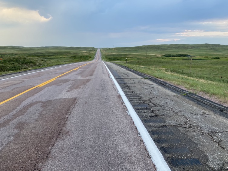 Rolling hills in western Nebraska.