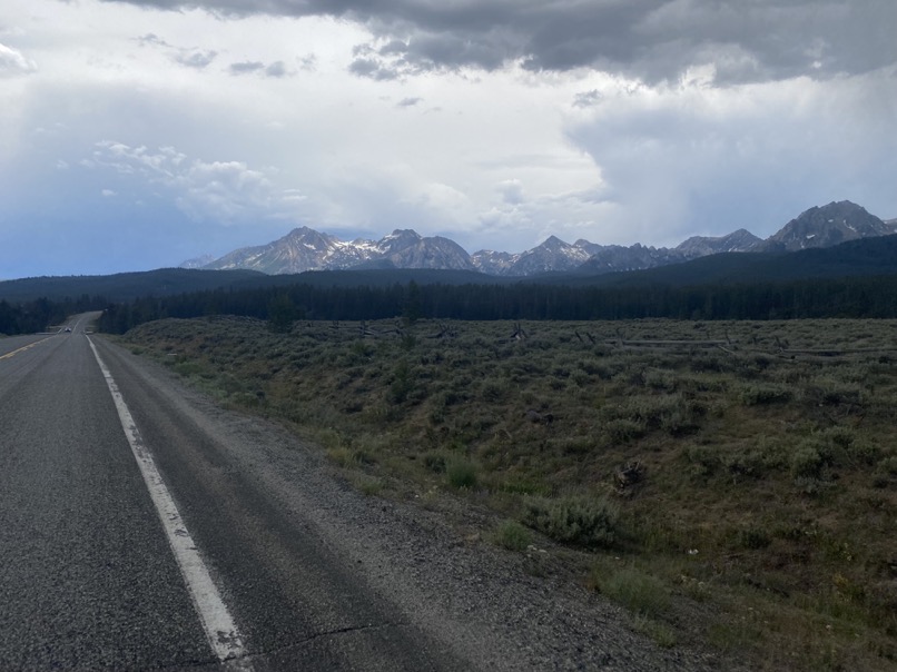 Views of the Sawtooth Range.