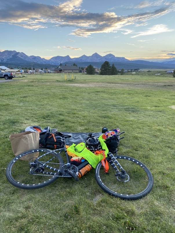 Camping in Stanley, ID.