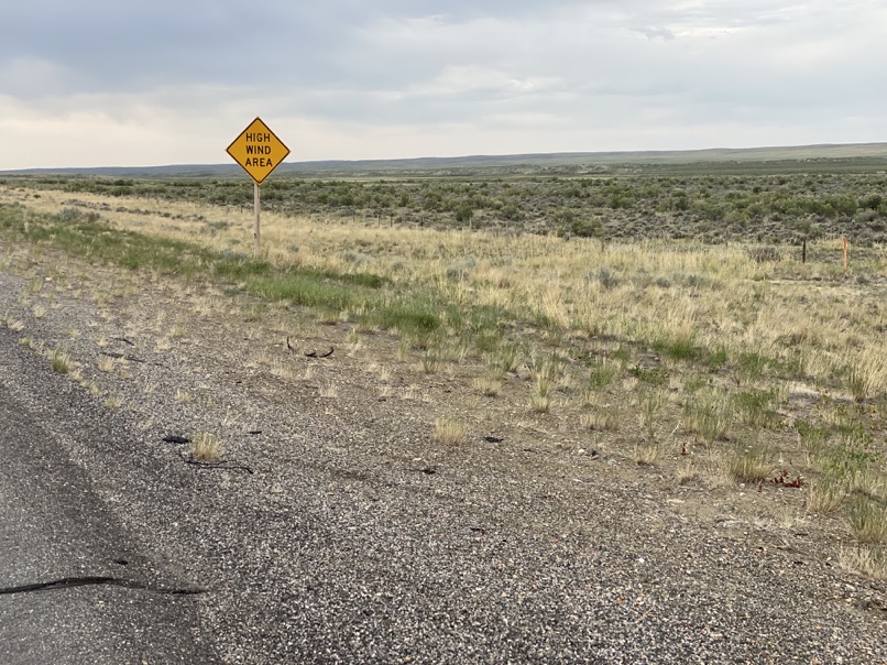 Expected sign for Wyoming.