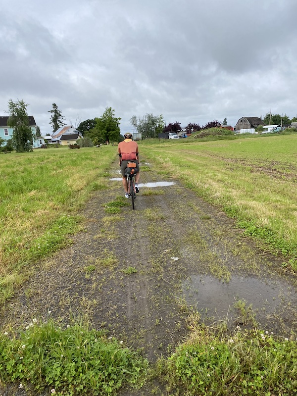 A short section of b-road early in the race. I love these sections because they make you realize the absurdity of using a road like this to cross the country.