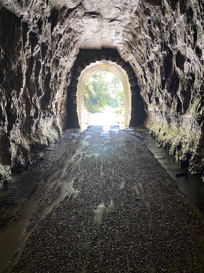 Tunnel on the Elroy-Sparta trail.