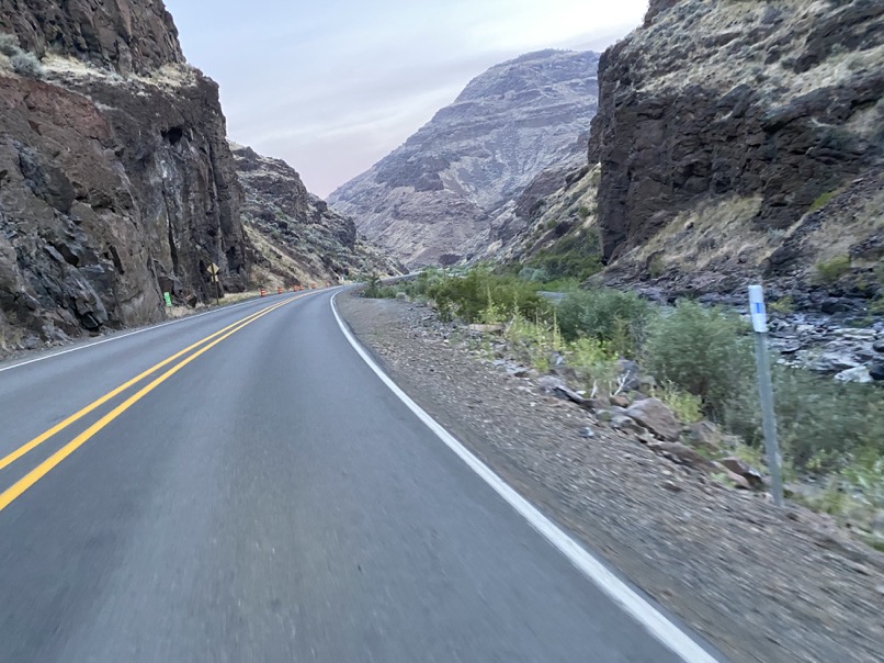 Great view through the John Day Fossil Beds area.