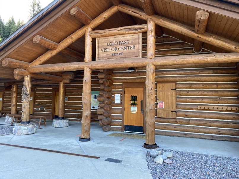 Lolo Pass visitor center.