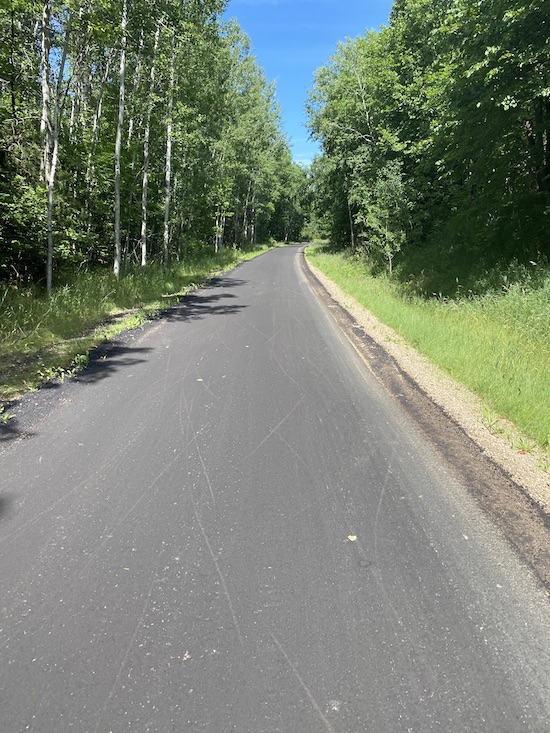 A sample of the paved rail trail.