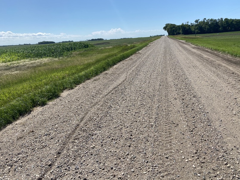 I like gravel, but I had the wrong bike for this road.